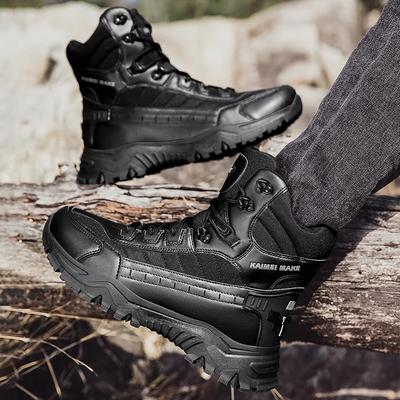 Heren Woestijn Gevechtslaarzen Outdoor Antislip Wandelschoenen Waterdichte Heren Werklaarzen Heren Tactische Laarzen 2025 Enkellaars