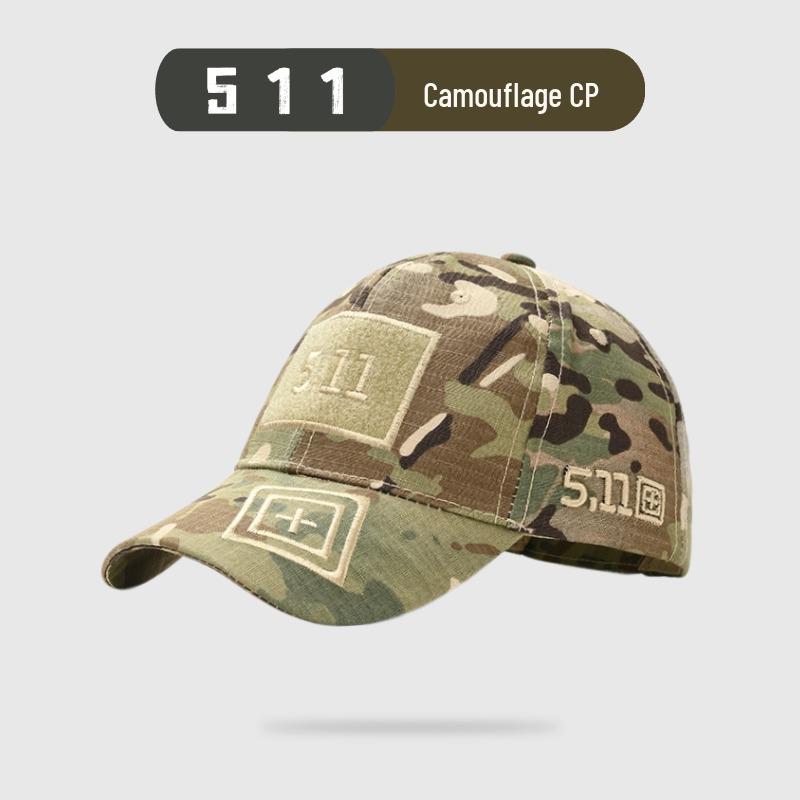 Casquette de baseball tactique camouflage unisexe - Visière plate velcro pour aventures en plein air et randonnée