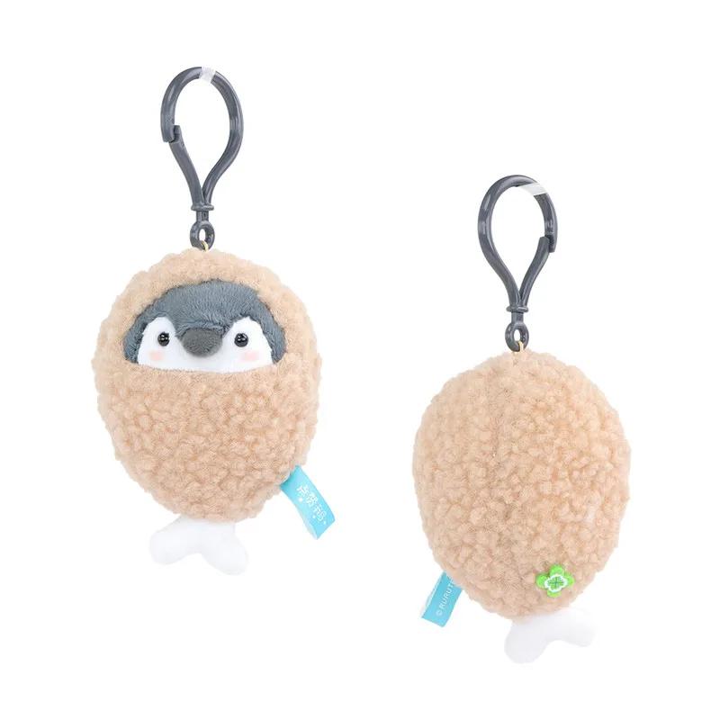 Koupen Chan Pinguin Plüschtier Kawaii Tasche Schlüsselanhänger Cartoon Stofftier Plüschpuppe Spielzeug Niedlicher Anhänger Geburtstagsgeschenke