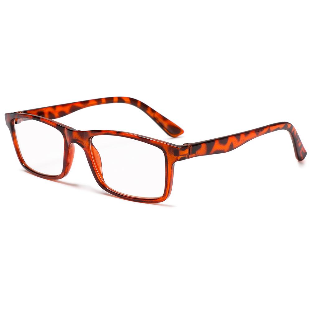 Mode Blaulichtfilter Verlaufs-Rechteck Lesebrille Herren Damen Ultraleicht Augenschutz Brille