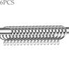 5 Colors Metal Heavy Duty Practical For Curtains Rods Curtain Rings Roman Circle Hanging Hooks