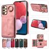 For Samsung Galaxy A13 (4G),Galaxy A13 5G,Galaxy A04,Galaxy A04s Ring Bracket Card Holder Slots Cover Phone Case