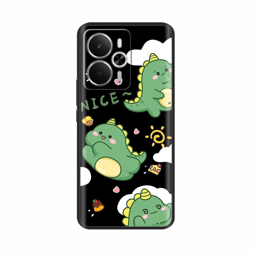 For Realme 14 5G Case Soft Matte Silicone Back Cover For Realme 14T Fundas Realme14 Cartoon Flowers Phone Cases for Realme 14T