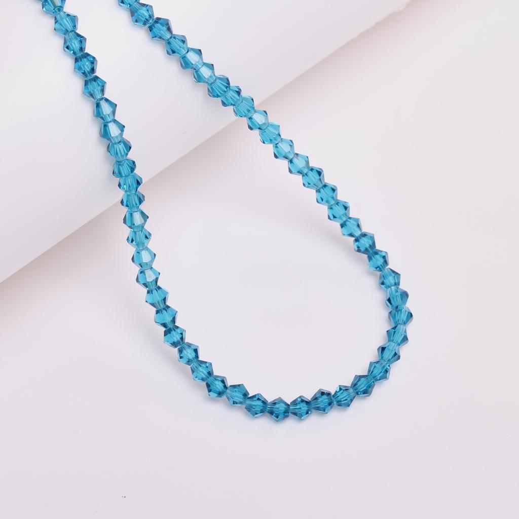 4MM About 80-90Pcs Czech Beads Fashion Crystal For Jewelry Making Seed Beads Gift 1 String Glass Handmade Diy Supplies Home Party Supplies