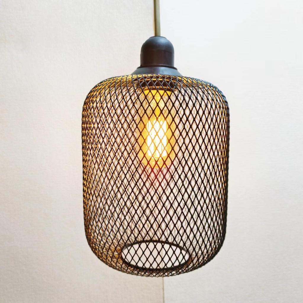 Wrought Iron Geometric Lantern Lampshade for Home & Restaurant