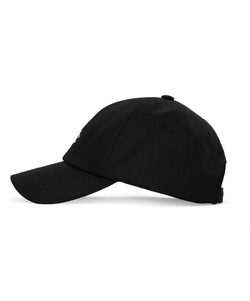 Eondeokeonteulol Cotton Logo Ball Cap Serif Udc / Authenic Bb / Matt Black
