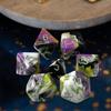 7 Piece RPG Dice Set Polyhedral 4 Color for Role Playing Game Cafe