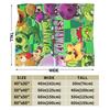 Game P-Plants-vs-Zombie Blanket Quality Warm Soft Throw Blanket Winter Travel Living Room Comfortable Bedspread