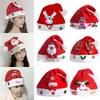 Children's Light-Up Fluffy Christmas Hat - Glowing Festive Hat for Kids & Adults, Perfect Kindergarten Gift