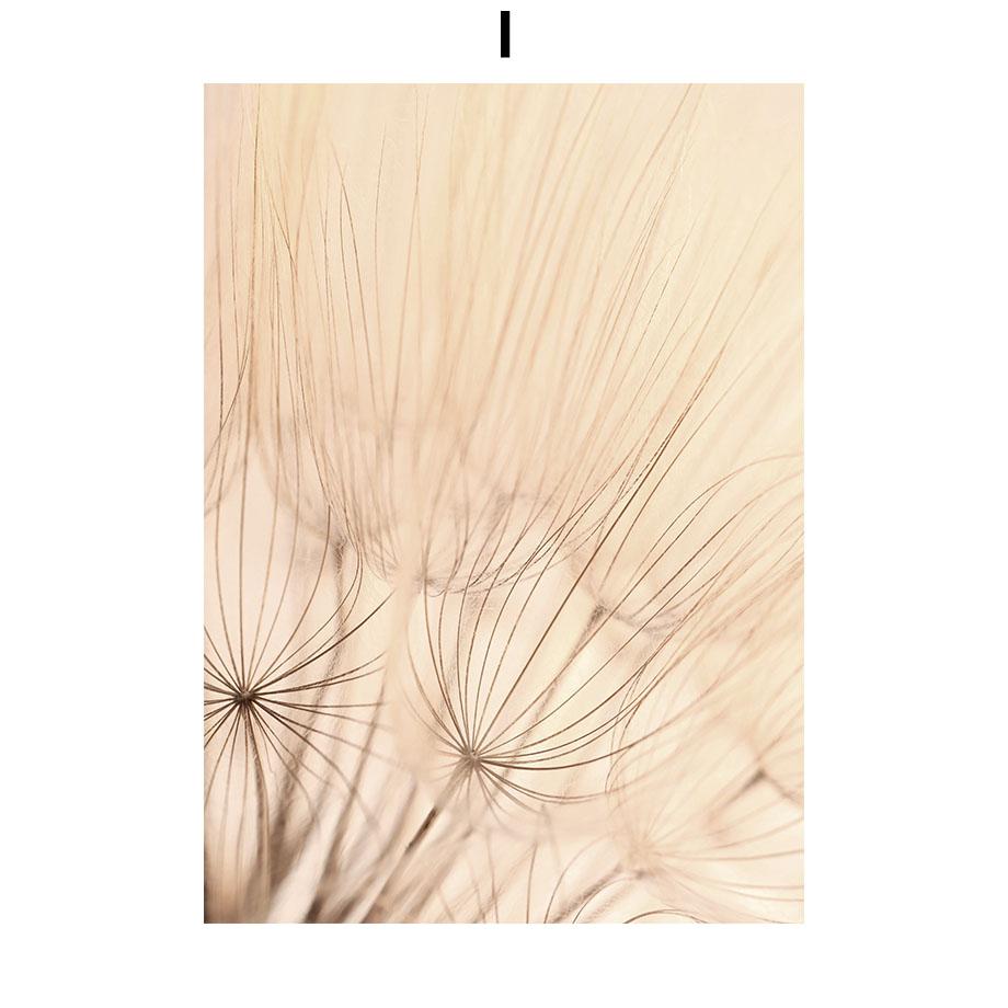 Beige Palm Leaf Torrid Flower Plant Reed Posters And Prints Canvas Painting Nordic Wall Art Pictures Living Room Home Decor