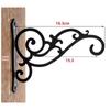 New Iron Decorative Hook Black Suspension Iron Hook White Planter Bracket Tree
