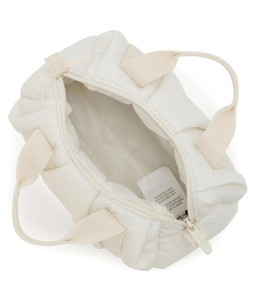 Mini Bolsa de Ombro SHEEN MINI DUFFEL 1844 Marshmallow Branco [LeSportsac] [Oficial] / /