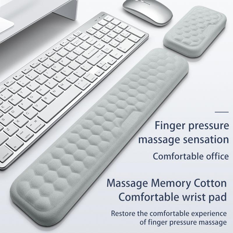Keyboard Mouse Wrist Rest Pad Memory Foam Hand Rest Support Support Ergonomic Wrist Cushion Pad Memory Foam For Notebook Laptops