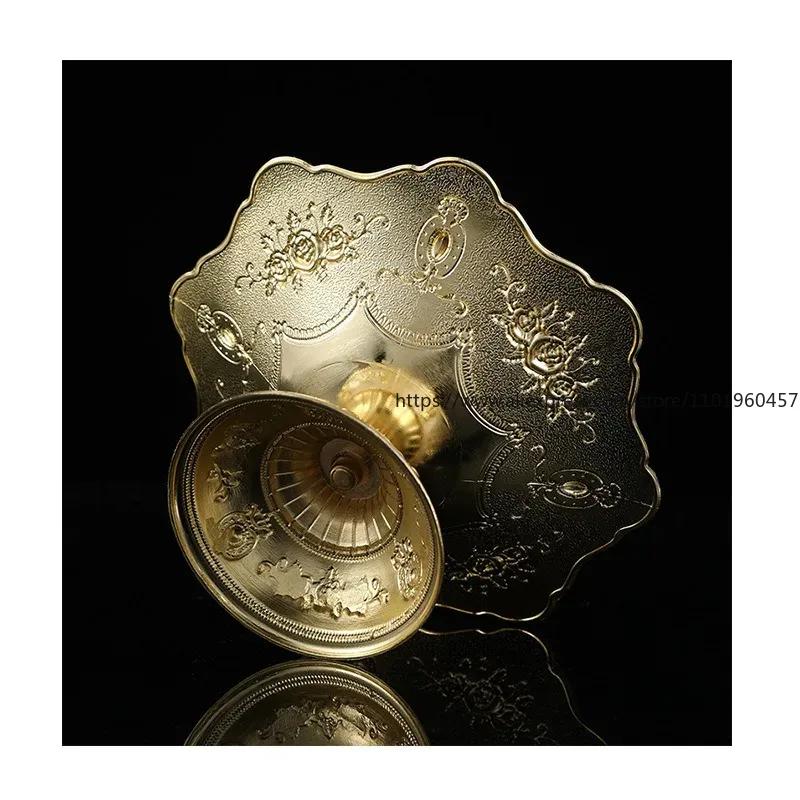 Vintage Table Snacks Tray Dried Fruit Plate Candy Nut Bowl Trinket Dish Tea Retro Jewelry Display