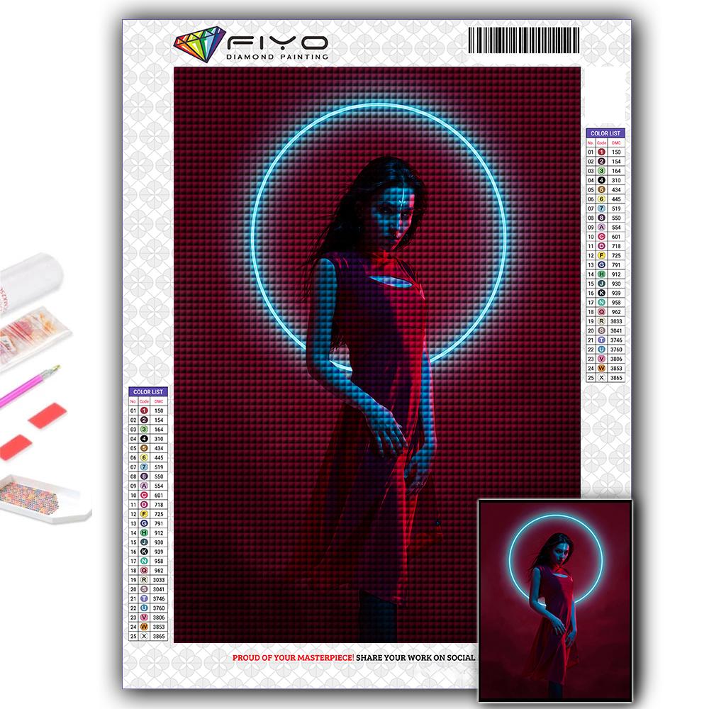 „Pasidaryk pats“ 5D deimantų tapyba „Cyberpunk Sexy Art“ kryžminio dygsnio rinkinys Visas gręžimo siuvinėjimas mozaikos menas Kalnų krištolų paveikslėlis Dovana