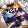 Covor personalizat cu nume și imprimeu anime, Covor versatil pentru decorarea casei, pentru cameră de joacă, apartament, balcon, hol de intrare, hol Cadou