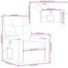 Massage Relax Chair Dark Green Fabric