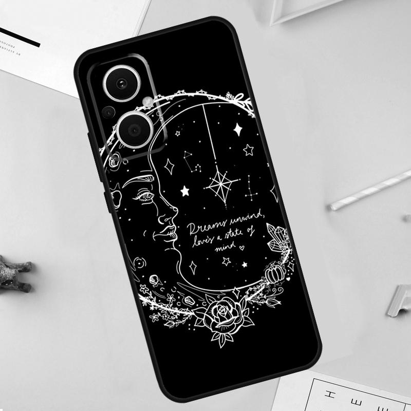 Tarot Moon For OPPO Reno 10 11 12 13 14 Pro 7 8 Lite 8T 11F 12F 13F 14F OPPO Find X8 X5 X6 X9 Pro Case