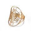 Verstelbare Engel Seal Aartsengel Metatron Kubus Ring Roestvrij Staal Heilige Geometrie Spirituele Sieraden Cadeau voor Mannen Vrouwen