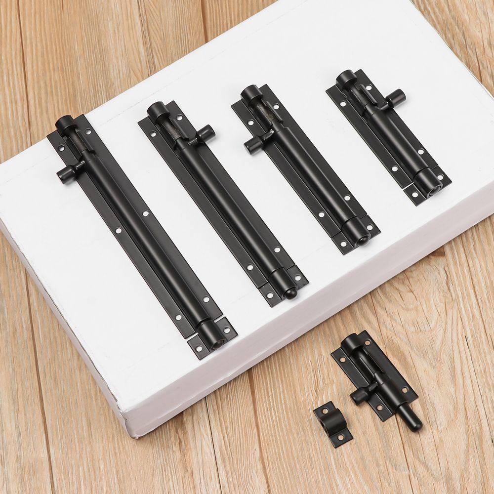 Door Bolts Padlock Clasp Hinge Window Catch Lock Door Lock Buckle Cabinet Catches Silent Gate Hook
