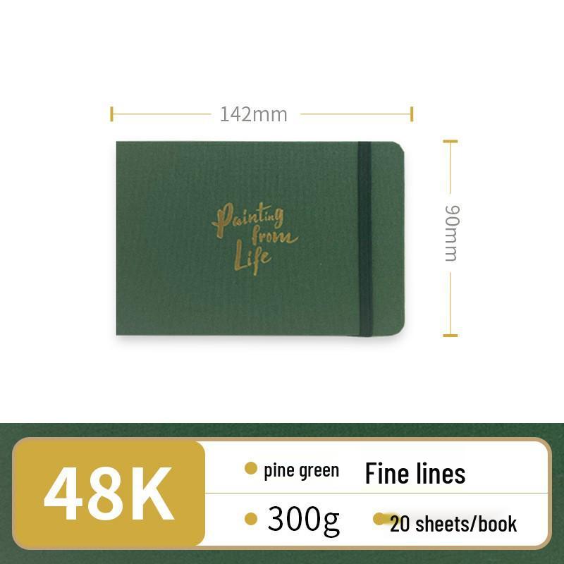Verdicktes Studenten-Aquarell-Journal-Set - 300g Leeres quadratisches Kunstpapier
