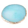 Nail Art Palette Gold Hem Trim Agate Texture Resin Nail Art Color Mixing Display Board for Nail Salon Blue