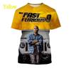 T-Shirt für Herren Damen 3D-Druck Kurzarm Lässig Film Unisex T-Shirts Hemd Persönlichkeit Renn-T-Shirts