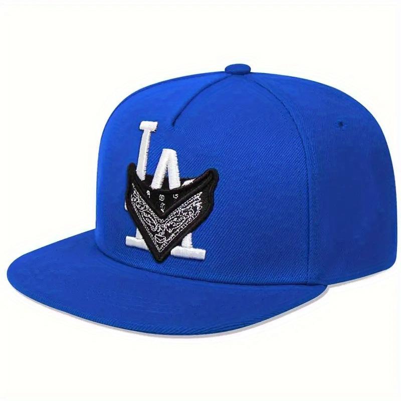 Men Women Flat Adjustable Hats Summer Fashion Sports Cap Street Embroidery Unisex Cap Snapback Outdoor Leisure Baseball Flat Hat