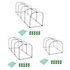 Frost Proof Portable Mini Greenhouse for Plant and Vegetables Steel Frame Insulated Cover for Indoor Outdoor Use