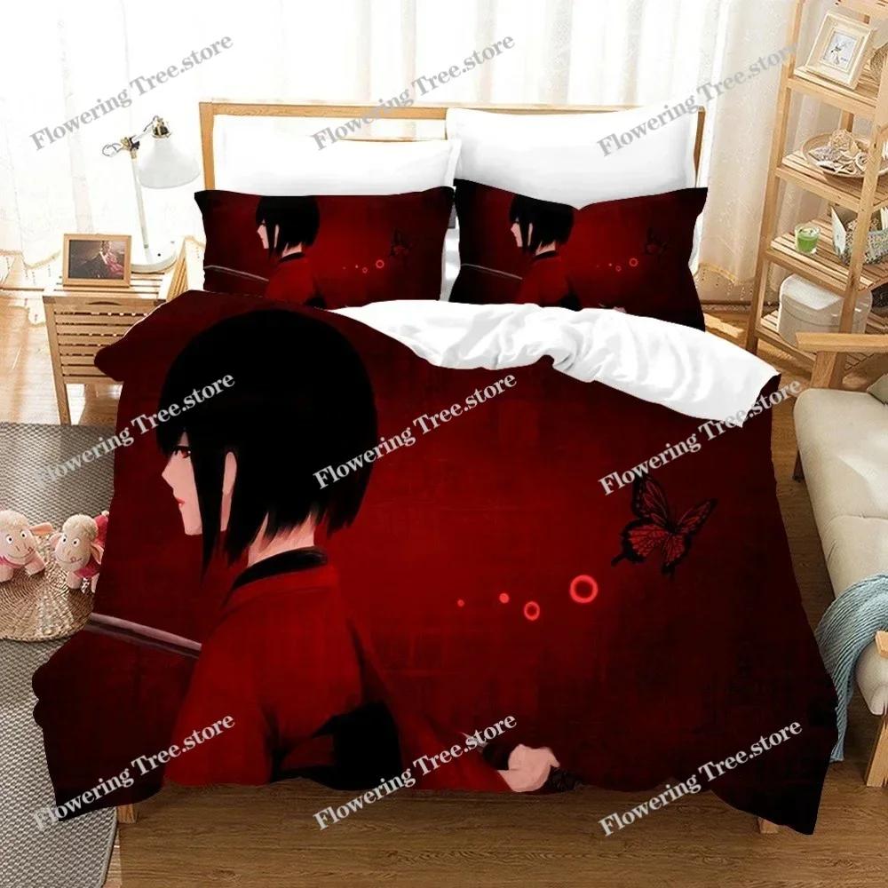 3D-printet Attack On Titan AOT Sengetøy Anime Levi Dynetrekk Dobbel Twin Full Queen King Voksen Barn Sengetøy Dyne Trekk