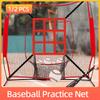 Baseball Practice Net Adjustable Baseball Pitching Net Training Aids Practice Accuracy Training Throwing Throwing Strike Zone