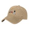 Angine De Poitrine Baseball Cap Vintage Distressed Washed Sherpa Mantra Snapback Cap Unisex Running Golf Adjustable Caps Hat