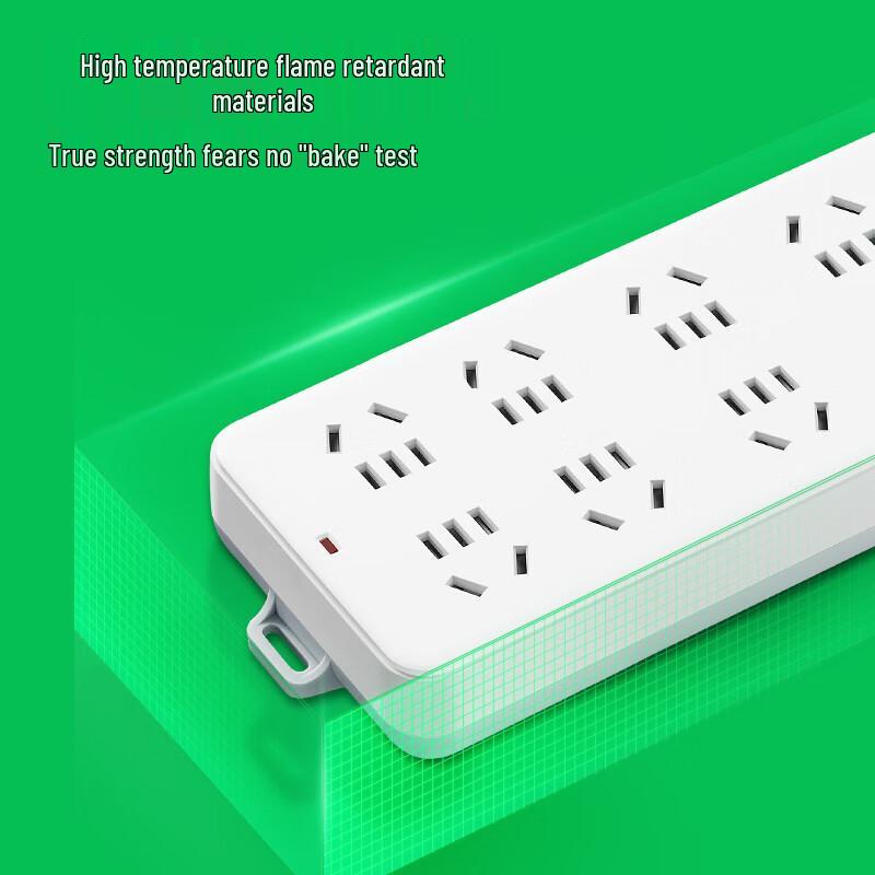 Gongniu GN-218 10-Outlet Power Strip with Master Switch