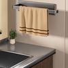 Magnetic Paper Towel Holder for Fridge No Drill Tissue Holder Self-Adhesive Wall Mount Tissue Rack Space-Saving Kitchen Organizer for Cabinets RVs