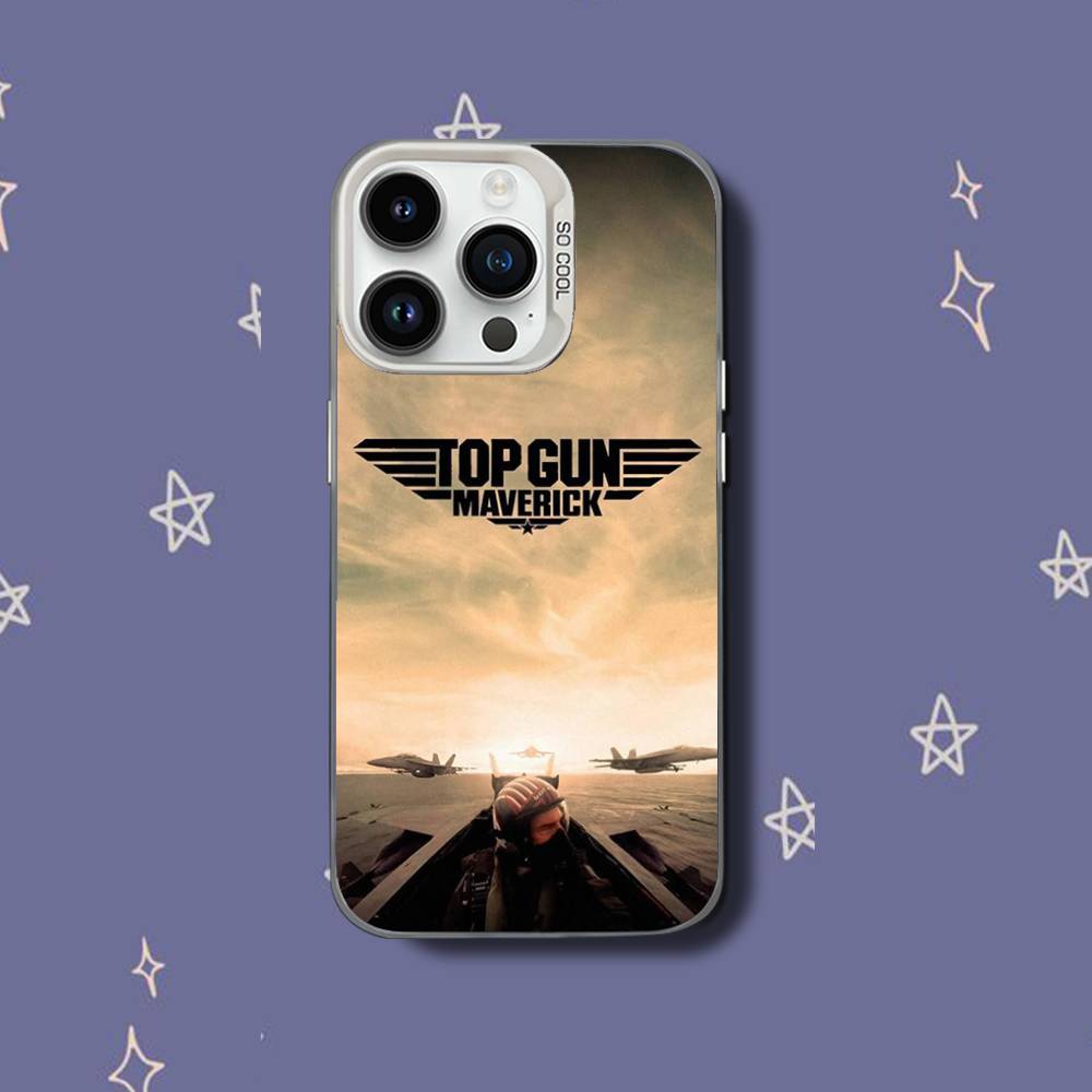 M-Movie Top Gun M-Maverick Phone Case For iPhone 17,16,15,14,13,12,11,Pro,XS,Max,Plus,Mini,SE White Candy Matte Shockproof Cover