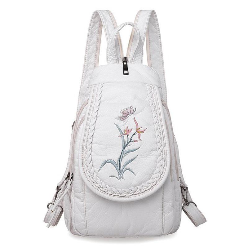 Small Backpack Multi-functional Chest Bag Shoulder Bag PU Soft Backpack Fashion Women's Backpack