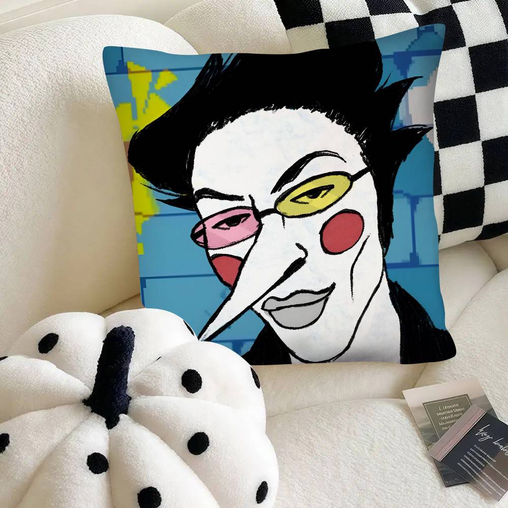 Game DDeltarune Spamton Pillow Case Fashion Square Pillowcase Bedroom Sofa Room Ins Decoration Leisure