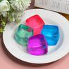 1/2/4Pcs Shapeable Coconut Oil Squeeze Clear Ice Cube Ball Stress Relief Toy Slow Rising Focus Aid