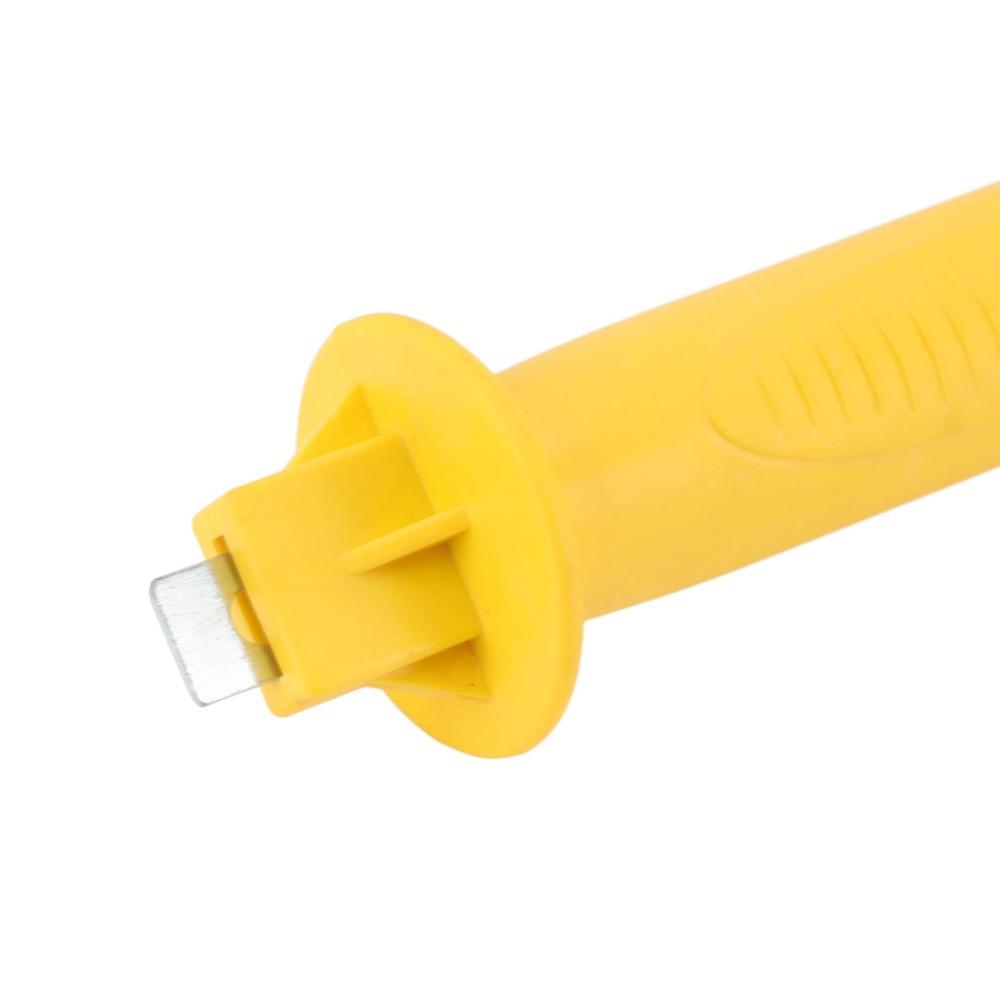 Yellow Electric Fence Gate Handle PE Insulated Fence Grip Electric Fence Gate