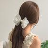 Double Organza Ribbon Hairpin, Hairpin, Automatic Hairpin
