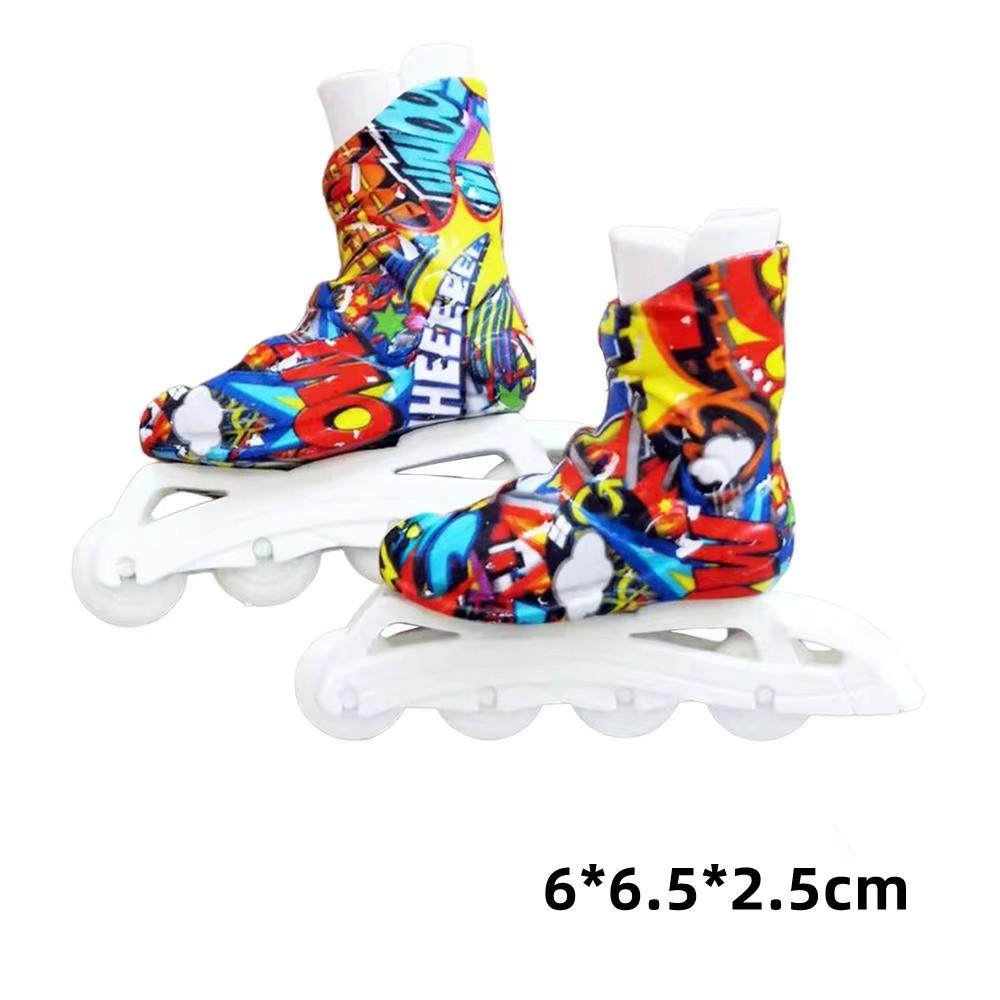 Mini Finger Children's Skate Shoe Toys Funny Toy To Cultivate Children's Hands-on Ability Party Interactive Birthday Gift