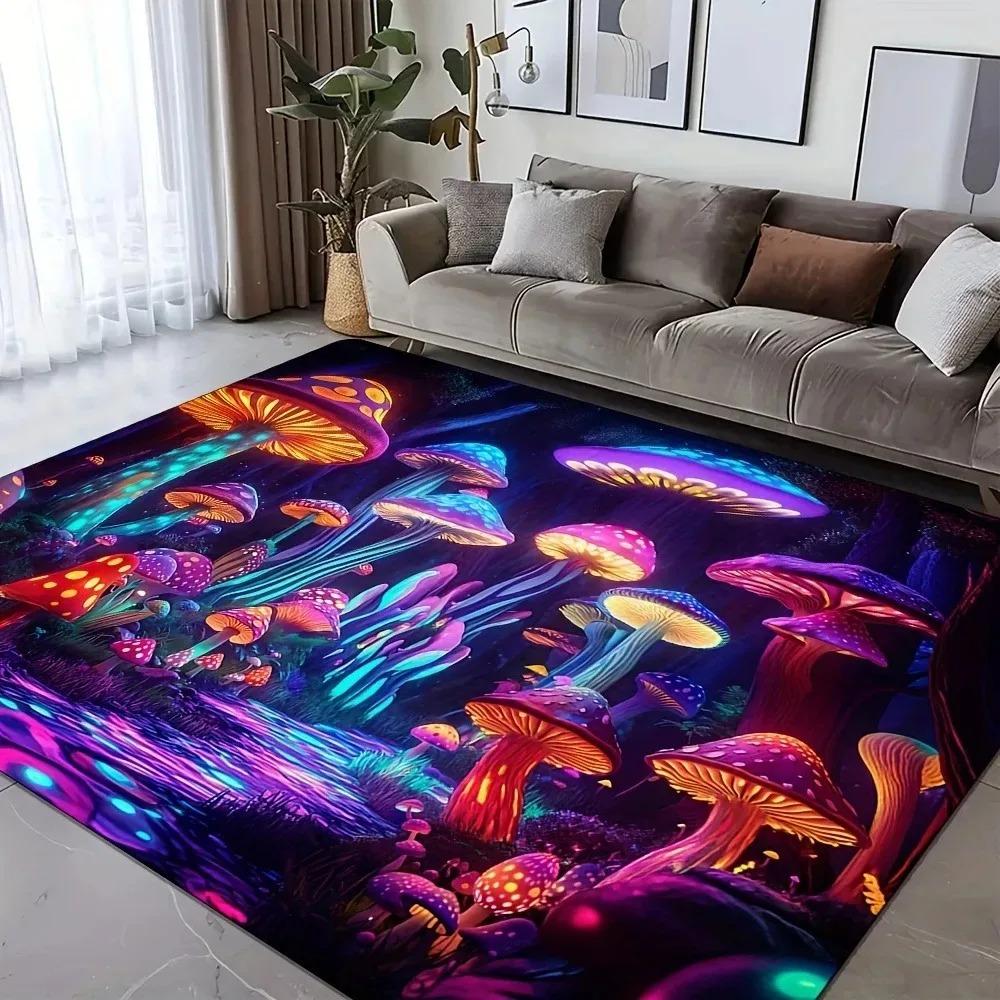 1 STuks Paddenstoelpatroon Keukenmatten Antislip Huis Deurmatten Pop design Badkamermat Badmat Tapijt voor Huis Spoelbak Wasruimte Decor