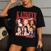 Retro Katseye Mooie Chaos T-shirts Kpop Tee Vrouw en Man Oversized Tee Grafisch T-shirt met Korte Mouwen Unisex Mannen Vrouwen Zomer