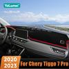 Car Dashboard Cover Avoid Light Pad Sun Shade Anti-UV Carpets Non-Slip Mat Accessories For Chery Tiggo 7 Pro