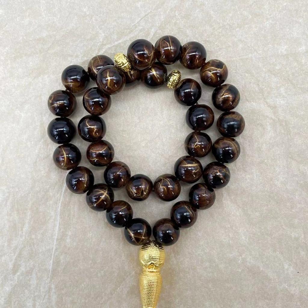 Arabic Tassel Bracelet Muslim 10mm 33 Bead Prayer Rosary Worship Prayer Ceremony Eid Ramadan Gift Colorful Handmade