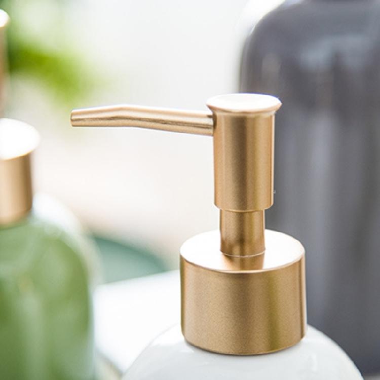Ceramic Soap Dispenser Bathroom Hand Sanitizers Container Shampoo Shower Gel Press Bottle