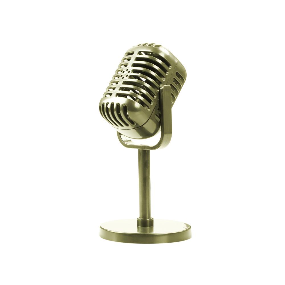 Simulation Mic Props Vintage Classic Vocal Style Microphone Staged Photography Accessory