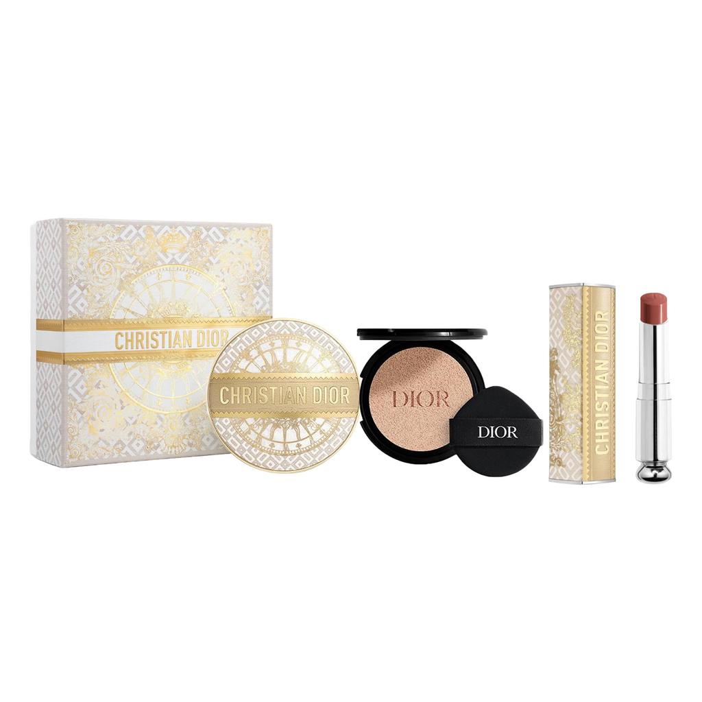 Dior Gold Case Cushion Foundation+ Lipstick Makeup Set, Limited Set