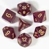 7ks kostky DND D4, D6, D8, D10, D%, D12, D20 Příslušenství ke stolním hrám Sada mnohostěnných třpytivých kostek