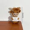Crochet Positive Energy Dolls Cute Mini Pocket Hug Knitted Potatoes Handwoven Figurine Crafts Kawaii Crochet Animals Xmas Gifts